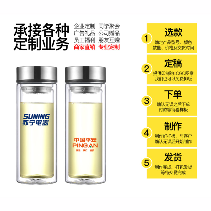 企業(yè)定做廣告杯子
